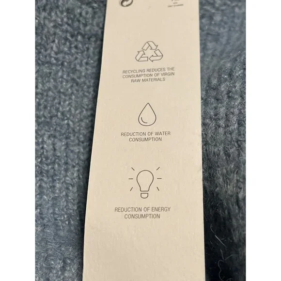 Zara Gray Crew Neck Sweater - Picture 8 of 9